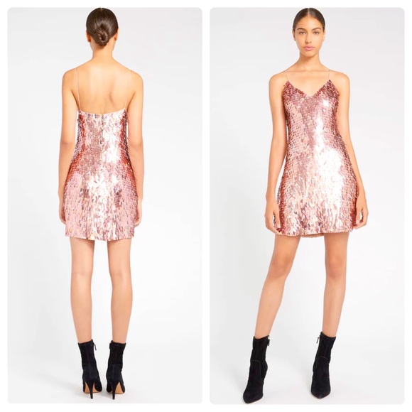 ALICE + OLIVIA Contessa Sequined Dress - Picture 4 of 13